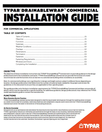 Download DrainableWrap Commercial Installation Guide